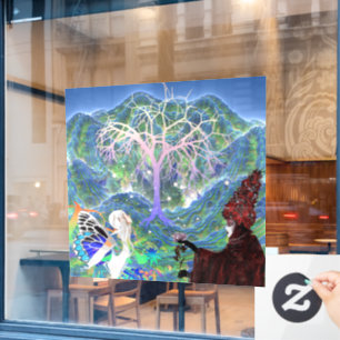 Magical Star Tree Window Cling