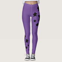 Magical Stars Purple background Mystical night