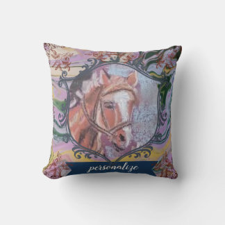 magical story book horses cushion