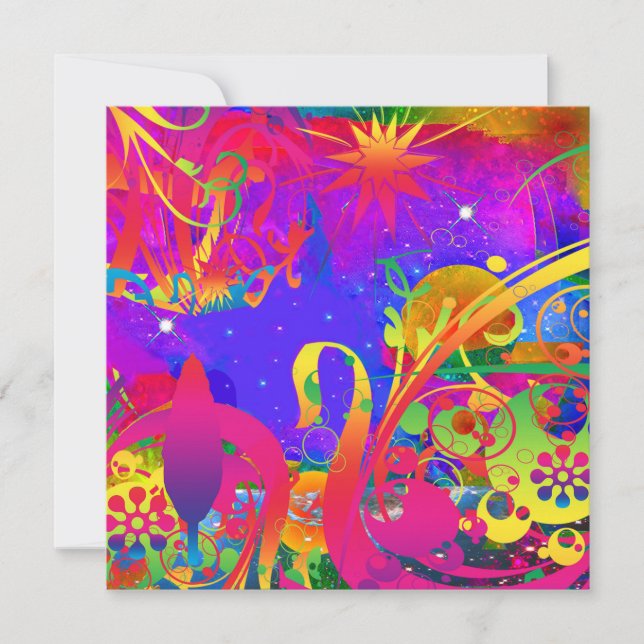 Magical Summer Garden  Card (Front)