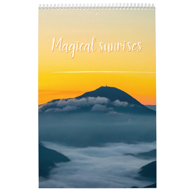 Magical sunrises landscape photo calendar (Cover)