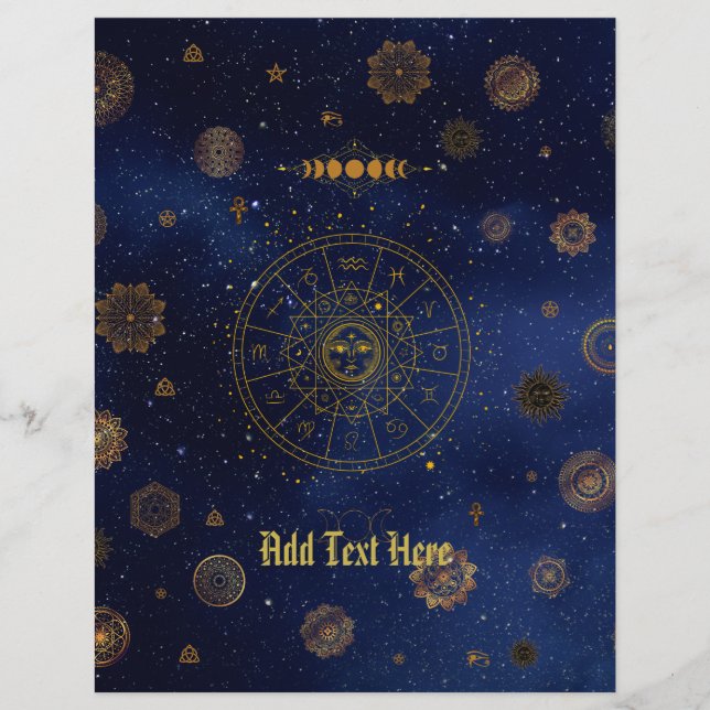 Magical Symbols of Protection Mandala Pagan Witch (Front)