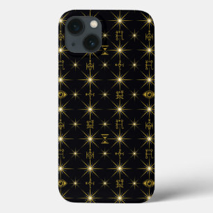 Magical Symbols Pattern iPhone 13 Case
