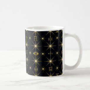 Magical Symbols Pattern Coffee Mug