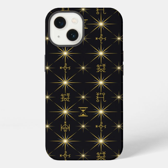 Magical Symbols Pattern iPhone Case (Back)