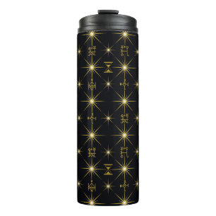 Magical Symbols Pattern Thermal Tumbler