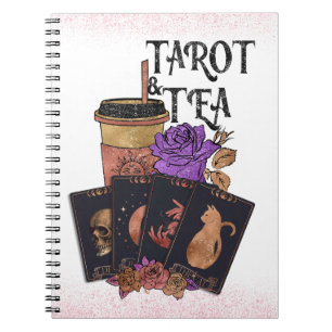 Magical Tarot and Tea Card Notebook