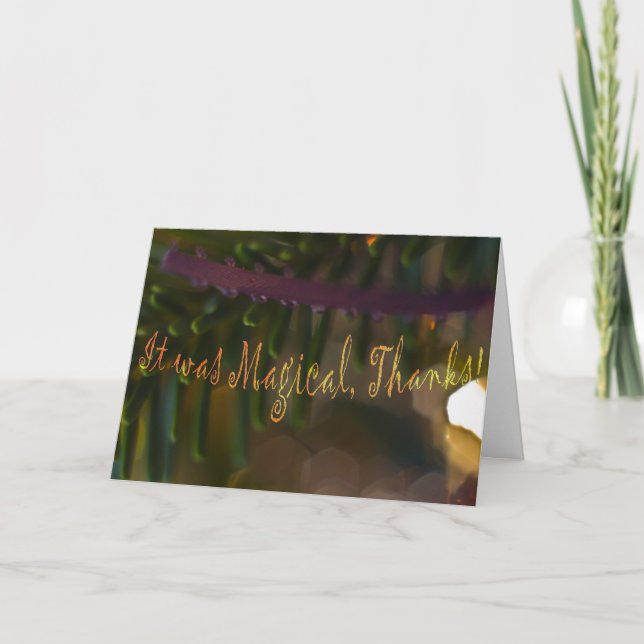 Magical Thank You Card (Front)