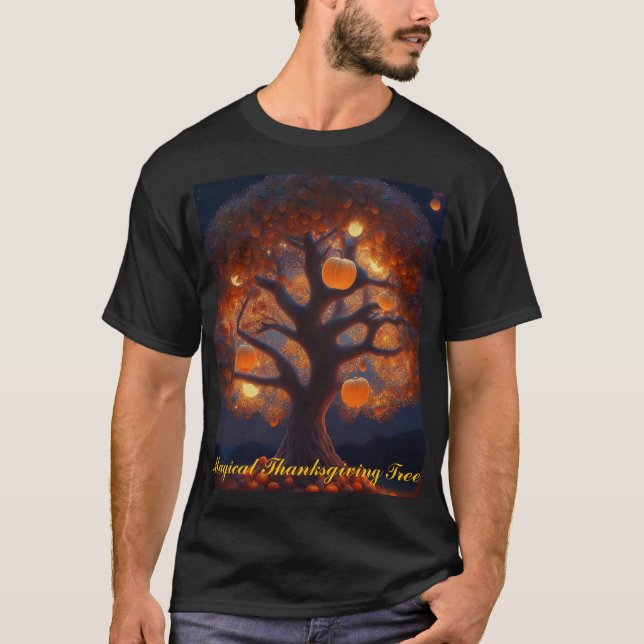 Magical Thanksgiving Tree T-Shirt (Front)