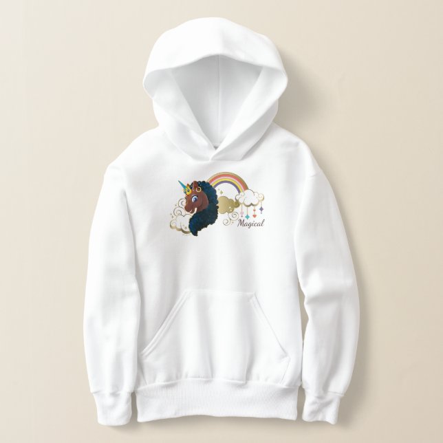 Magical the Unicorn Rainbow & Clouds Design (Laydown)