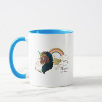 Magical the Unicorn Rainbow & Clouds Design