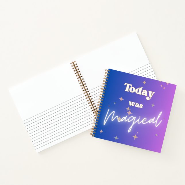 Magical Theme Park Autograph Scrapbook Notebook (Inside)