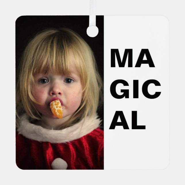 Magical Time Metal Tree Decoration (Front)