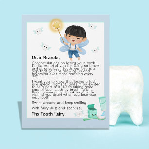 Magical Tooth Fairy Keepsake for Boys Letter Custom Letterhead