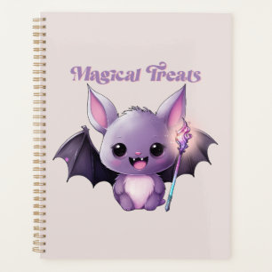 Magical Treats – Cute Purple Bat Halloween Planner