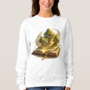 Magical Tree Book T-Shirt   Abundance, Reading  Sweatshirt
