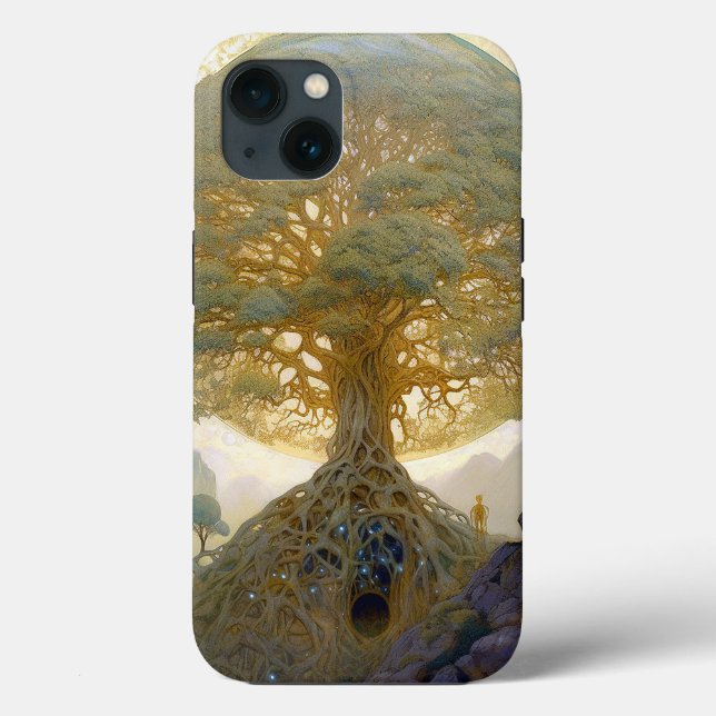Magical Tree Of Life Surreal Nature Art Case-Mate iPhone Case (Back)