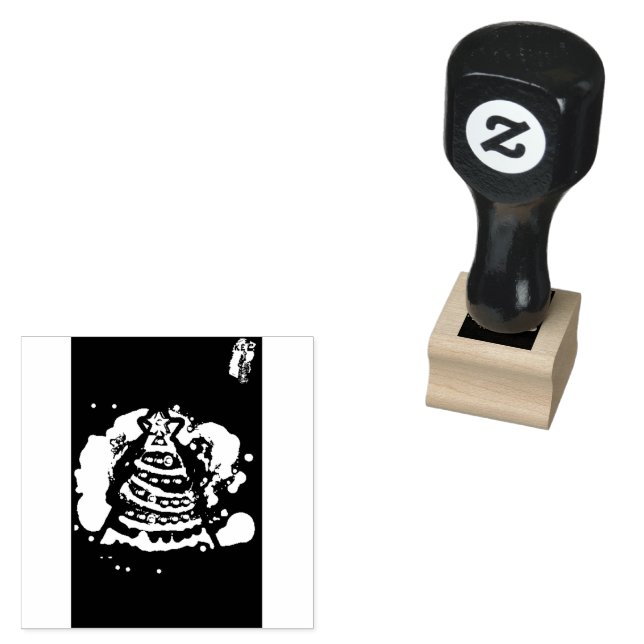 Magical Tree Rubber Stamp (Stamped)