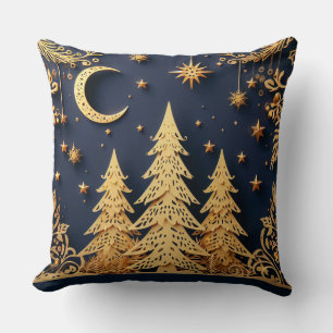 Magical Tree Scene – Yuletide Glimmers Cushion