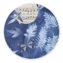 Magical Twilight Dragonfly Cyanotype