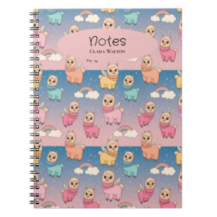 Magical Unicorn and Stars Pattern Design Notebook