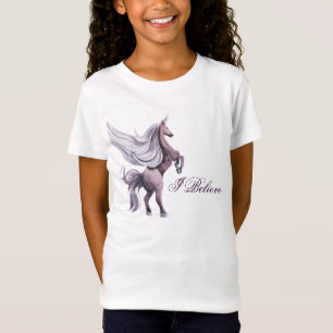 Magical Unicorn Baby Purple Believe Cute Girly T-Shirt