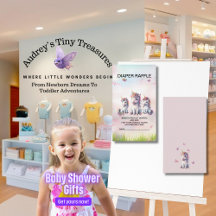 Magical Unicorn Baby Shower Raffle Encloser Card