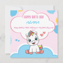 "Magical Unicorn Birthday Bliss"