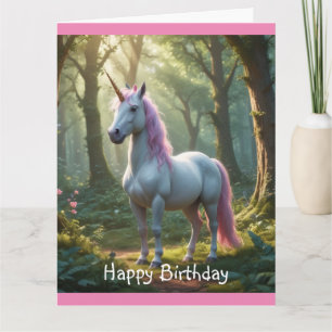 Magical Unicorn Birthday Card
