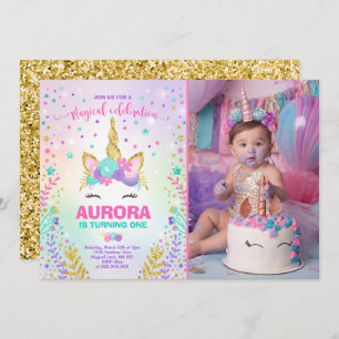 Magical Unicorn Birthday Invitation Unicorn Party
