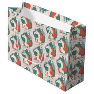 Magical Unicorn Birthday Large Gift Bag