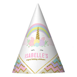 Magical Unicorn Birthday Party Hat