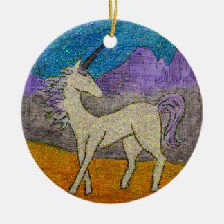 Magical Unicorn Ceramic Tree Decoration