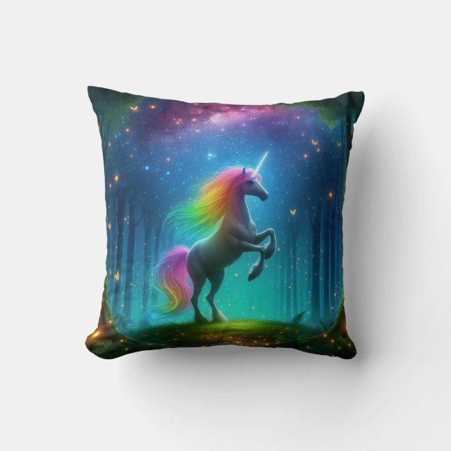 Magical Unicorn cushion, kids unicorn cushion (Front)