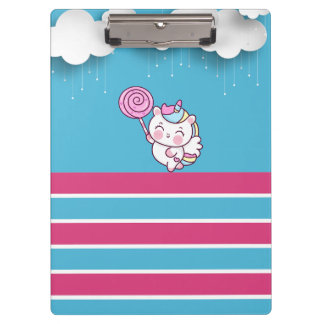 Magical unicorn design  clipboard