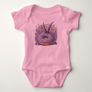 Magical Unicorn Doughnut Baby Bodysuit