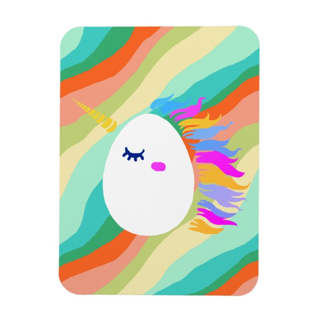 Magical Unicorn Eggs Magnet (Vertical)