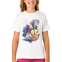Magical Unicorn Fantasy clouds romance birthday