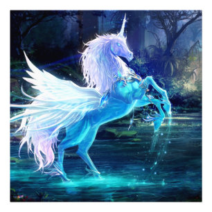 Magical Unicorn – Fantasy Pastel Creature Photo Print