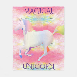 MAGICAL UNICORN fleece blanket. Blanket