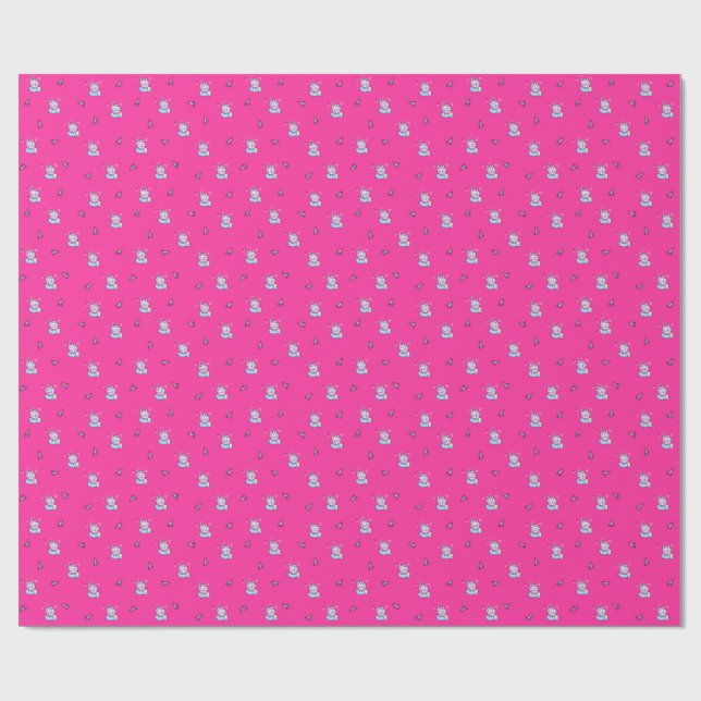 Magical Unicorn Gift Wrapping Paper (Flat)