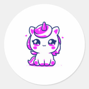 Magical Unicorn Girls BirthdayParty Favor Stickers