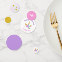 Magical Unicorn Glitter Stars Birthday