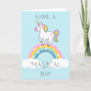 Magical Unicorn Greeting Card