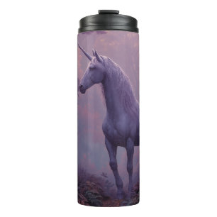 Magical unicorn in forest splendour thermal tumbler