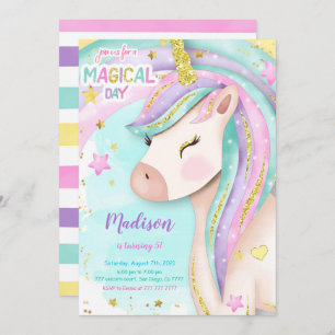 Magical Unicorn Invitation