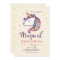 Magical Unicorn Invitation