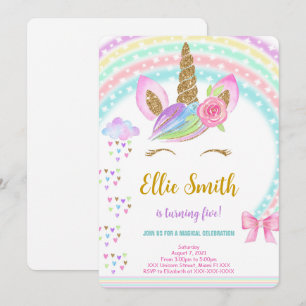 MAGICAL Unicorn Invitation