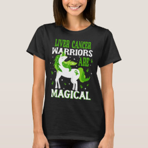 Magical Unicorn Liver Cancer Warrior T-Shirt