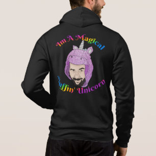Magical Unicorn Men's Bella+Canvas Full-Zip Hoodie